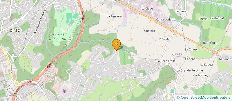 localisation de l'entreprise MONSIEUR HERVE MONNIER  BOULIAC