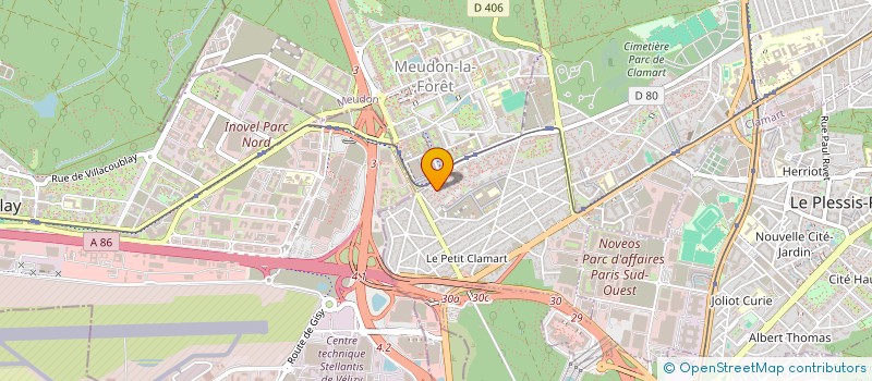 localisation de l'entreprise MONSIEUR HERVE MONRAPHA à CLAMART