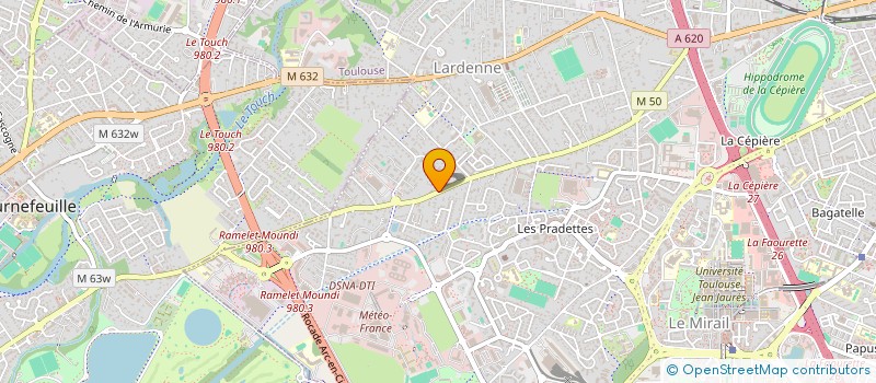 localisation de l'entreprise MONSIEUR HERVE MONZAT à TOULOUSE