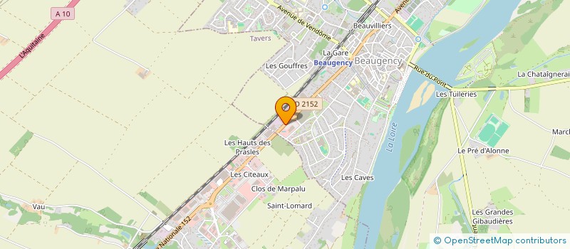 localisation de l'entreprise MONSIEUR HERVE MOREAU  BEAUGENCY