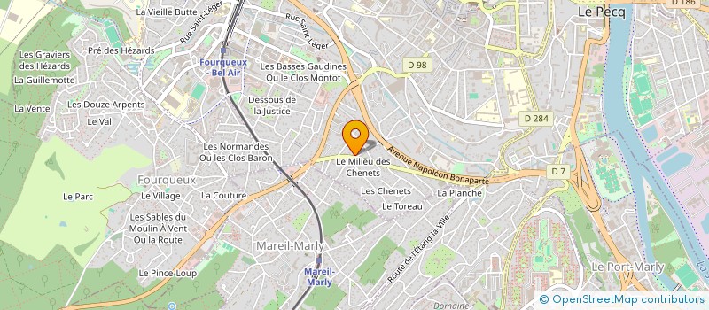 localisation de l'entreprise MONSIEUR HERVE MOREAU  SAINT-GERMAIN-EN-LAYE