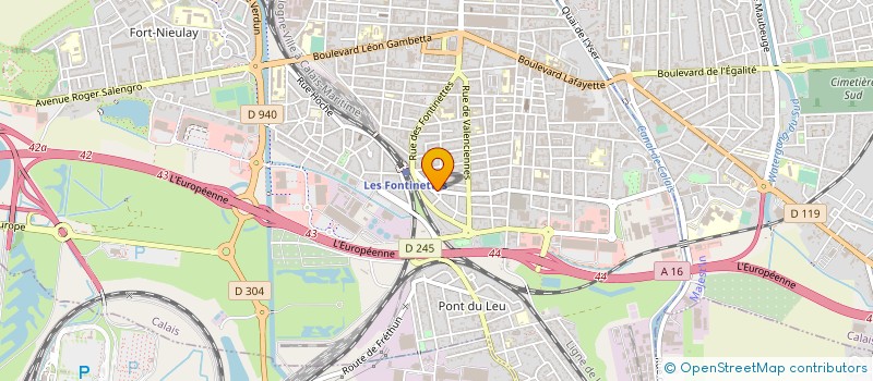 localisation de l'entreprise MONSIEUR HERVE MOREL  CALAIS