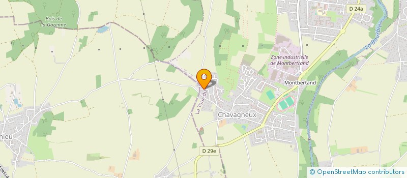 localisation de l'entreprise MONSIEUR HERVE MORGADO  CHARVIEU-CHAVAGNEUX