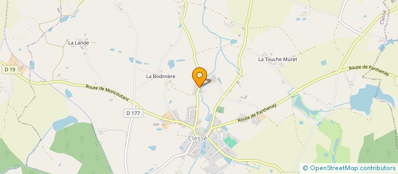 localisation de l'entreprise MONSIEUR HERVE MORIN à CLESSE