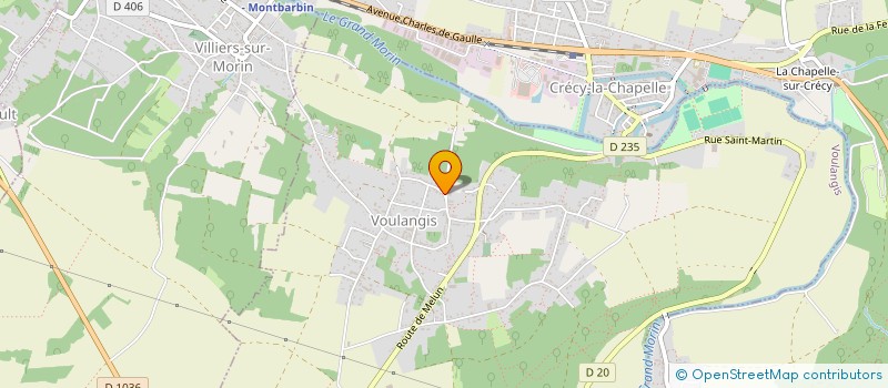 localisation de l'entreprise MONSIEUR HERVE MORISOT  VOULANGIS