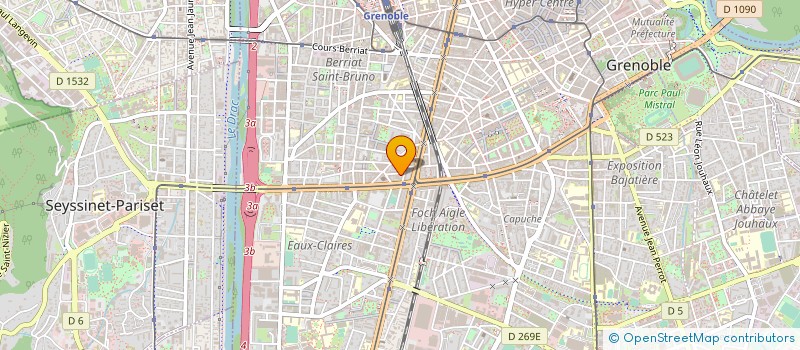 localisation de l'entreprise MONSIEUR HERVE MORRUZZI  GRENOBLE