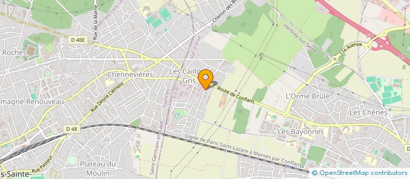 localisation de l'entreprise MONSIEUR HERVE MORTELETTE  HERBLAY-SUR-SEINE