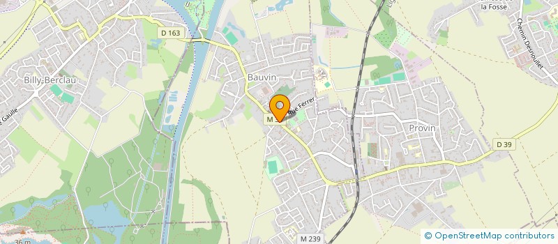 localisation de l'entreprise MONSIEUR HERVE MORTREUX  BAUVIN