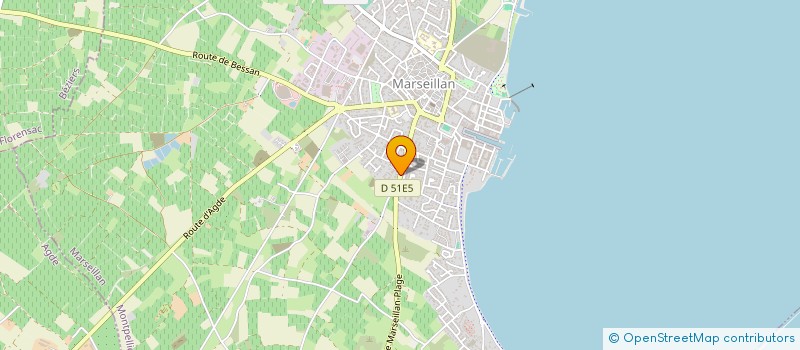 localisation de l'entreprise MONSIEUR HERVE MOULY à MARSEILLAN