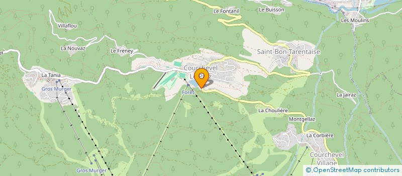 localisation de l'entreprise MONSIEUR HERVE MOUTHON à COURCHEVEL