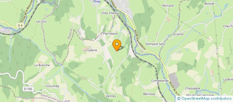 localisation de l'entreprise MONSIEUR HERVE MUZELLE  AMPLEPUIS