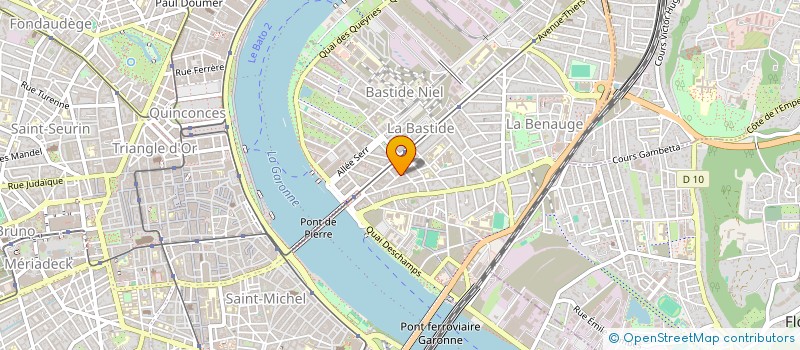 localisation de l'entreprise MONSIEUR HERVE N KAOUA  BORDEAUX