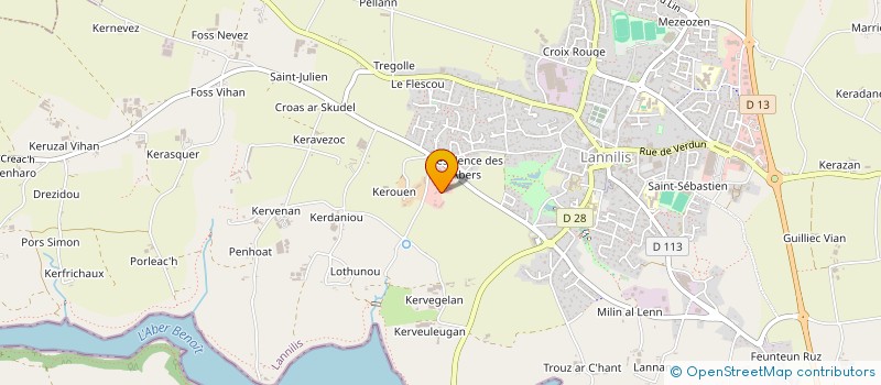 localisation de l'entreprise MONSIEUR HERVE NASTORG  LANNILIS