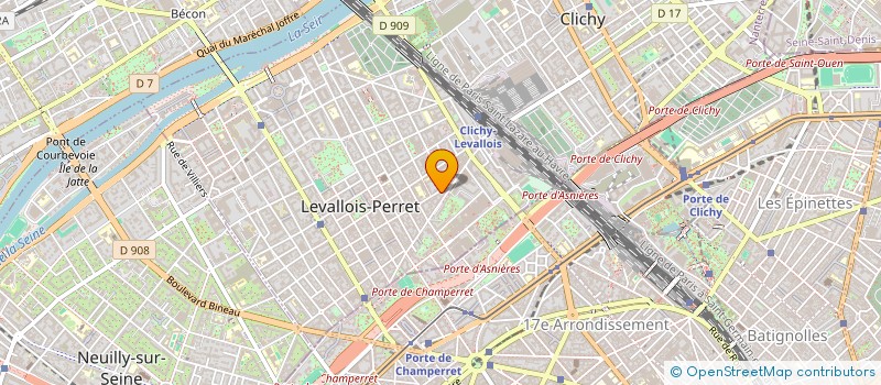 localisation de l'entreprise MONSIEUR HERVE NAU à LEVALLOIS-PERRET