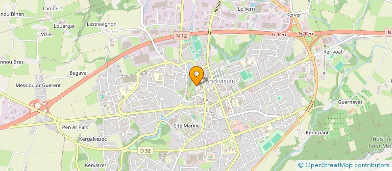 localisation de l'entreprise MONSIEUR HERVE NEDELEC à LANDIVISIAU