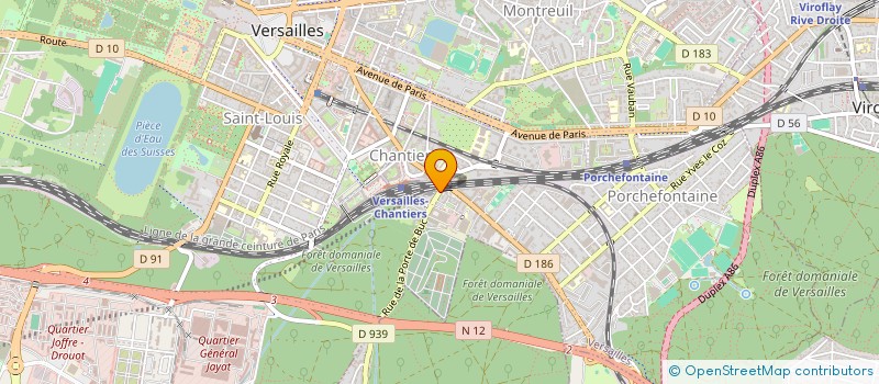 localisation de l'entreprise MONSIEUR HERVE NGAYAP NEMKAM à VERSAILLES