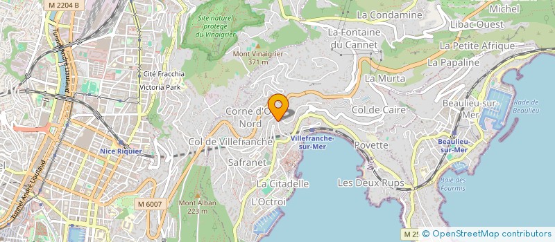 localisation de l'entreprise MONSIEUR HERVE NICOT à VILLEFRANCHE-SUR-MER