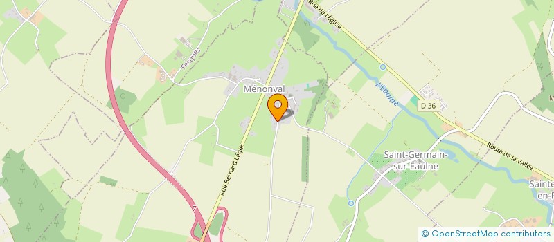 localisation de l'entreprise MONSIEUR HERVE NINET  MENONVAL