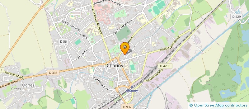 localisation de l'entreprise MONSIEUR HERVE NOBLECOURT à CHAUNY