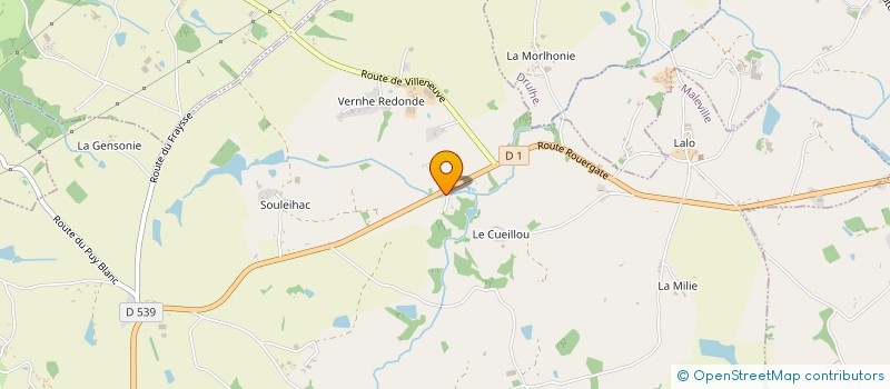 localisation de l'entreprise MONSIEUR HERVE NOBLET  MALEVILLE