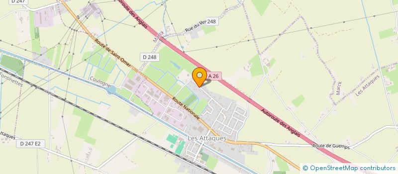 localisation de l'entreprise MONSIEUR HERVE NOEL  LES ATTAQUES