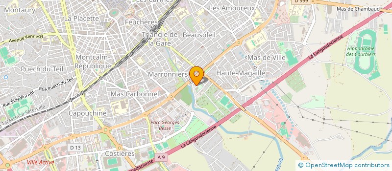 localisation de l'entreprise MONSIEUR HERVE NOUBAYO KAMGOUE  NIMES