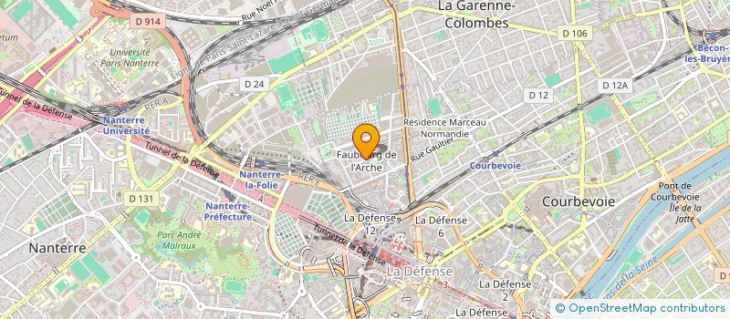 localisation de l'entreprise MONSIEUR HERVE NOUVELLON à COURBEVOIE