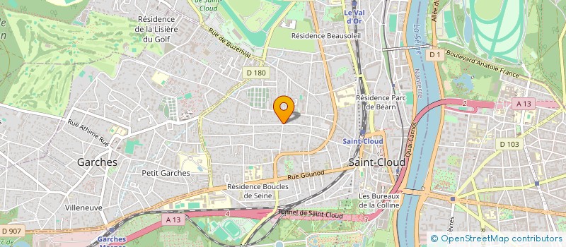 localisation de l'entreprise MONSIEUR HERVE NSANGO TCHAHA à SAINT-CLOUD