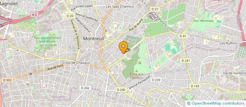 localisation de l'entreprise MONSIEUR HERVE OBLIGI à MONTREUIL
