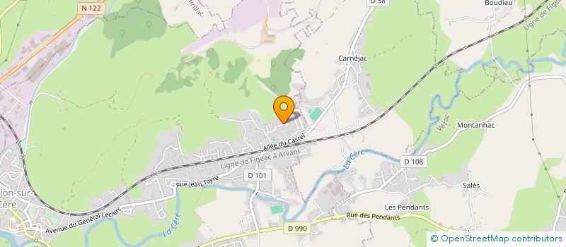 localisation de l'entreprise MONSIEUR HERVE OLLINGER à ARPAJON-SUR-CERE