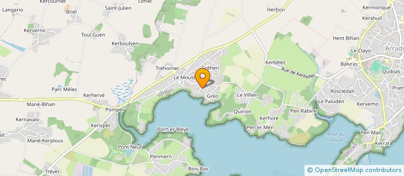 localisation de l'entreprise MONSIEUR HERVE OLLITRAUT-BERNARD  ARRADON