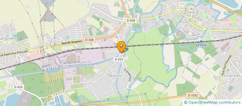 localisation de l'entreprise MONSIEUR HERVE OMBELETS  BEAUTOR