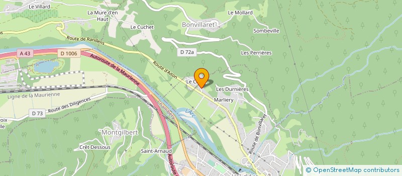 localisation de l'entreprise MONSIEUR HERVE OSTHEIMER  VAL-D'ARC