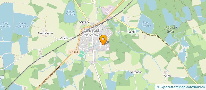 localisation de l'entreprise MONSIEUR HERVE OTTAVIOLI  SAINT-PAUL-DE-VARAX