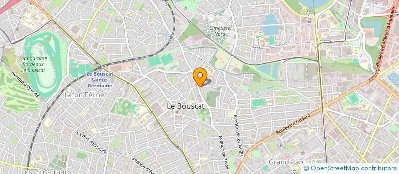 localisation de l'entreprise MONSIEUR HERVE OUPA DJAPITE MOUKALA à LE BOUSCAT