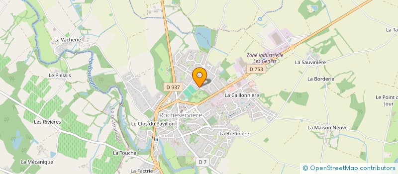 localisation de l'entreprise MONSIEUR HERVE OURY à ROCHESERVIERE