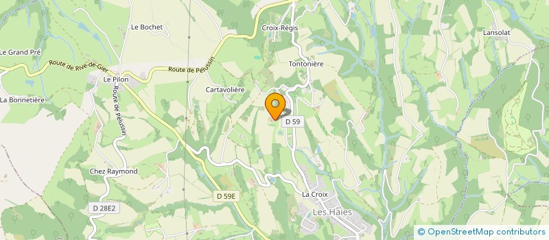 localisation de l'entreprise MONSIEUR HERVE PACCALET à LES HAIES