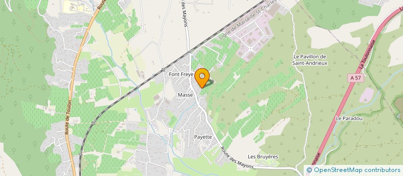 localisation de l'entreprise MONSIEUR HERVE PAGANO  LE LUC