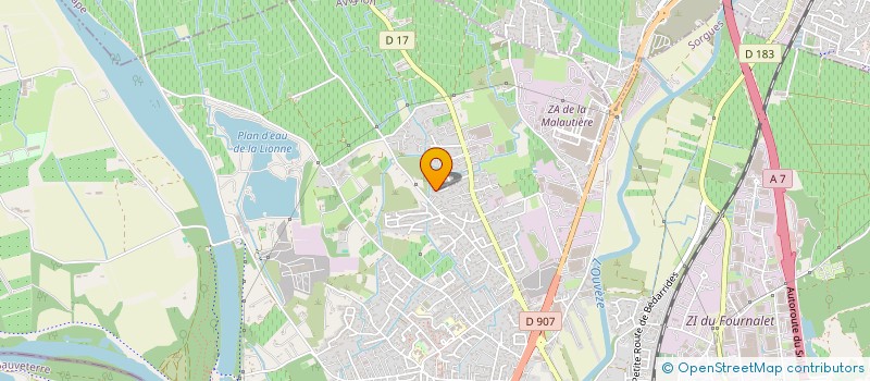 localisation de l'entreprise MONSIEUR HERVE PAGES  SORGUES