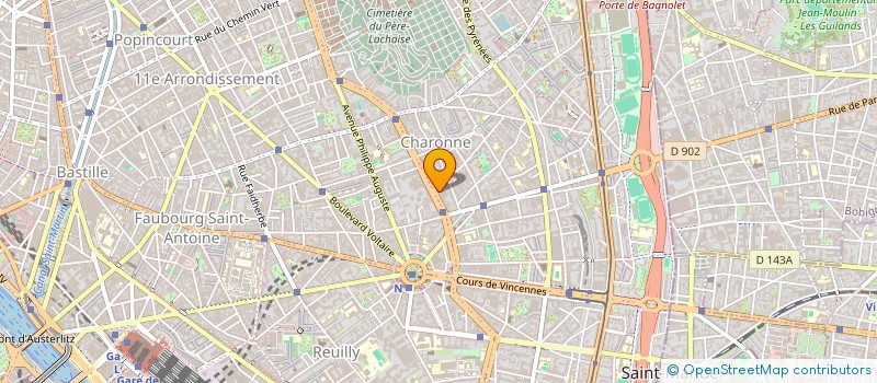 localisation de l'entreprise MONSIEUR HERVE PAILLARD  PARIS