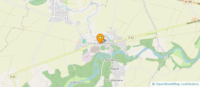 localisation de l'entreprise MONSIEUR HERVE PAIN  CHALANDRAY