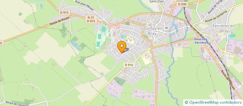 localisation de l'entreprise MONSIEUR HERVE PAINBOUIN  GOURNAY-EN-BRAY