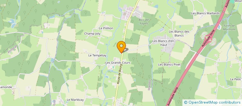 localisation de l'entreprise MONSIEUR HERVE PALANCHON  MARBOZ