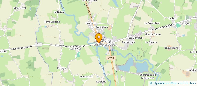 localisation de l'entreprise MONSIEUR HERVE PALLUD à SAINT-JULIEN-SUR-REYSSOUZE
