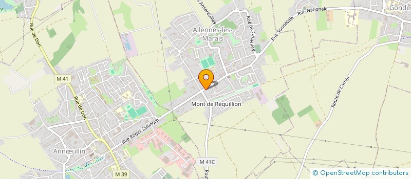 localisation de l'entreprise MONSIEUR HERVE PAQUIER à ALLENNES-LES-MARAIS