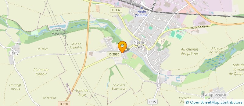 localisation de l'entreprise MONSIEUR HERVE PARAIN  ROUY-LE-PETIT