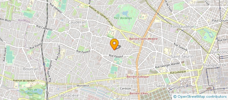 localisation de l'entreprise MONSIEUR HERVE PARISOT à BORDEAUX