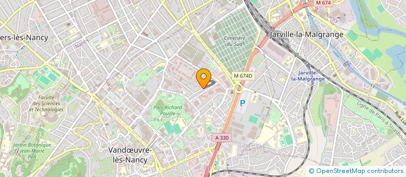 localisation de l'entreprise MONSIEUR HERVE PASCAL  VANDUVRE-LES-NANCY