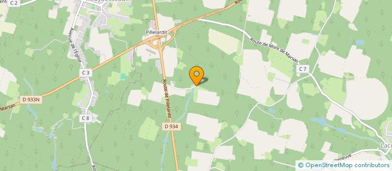 localisation de l'entreprise MONSIEUR HERVE PASCON  LACQUY