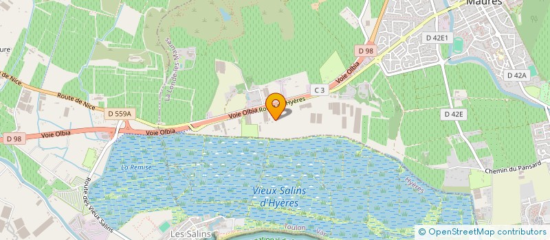 localisation de l'entreprise MONSIEUR HERVE PASICIEL à LA LONDE-LES-MAURES